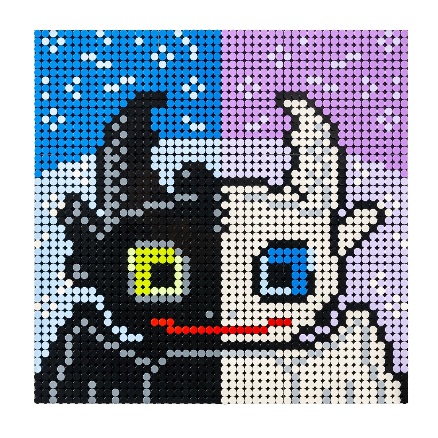 Obraz Mozaika Szczerbatek & Biała Furia