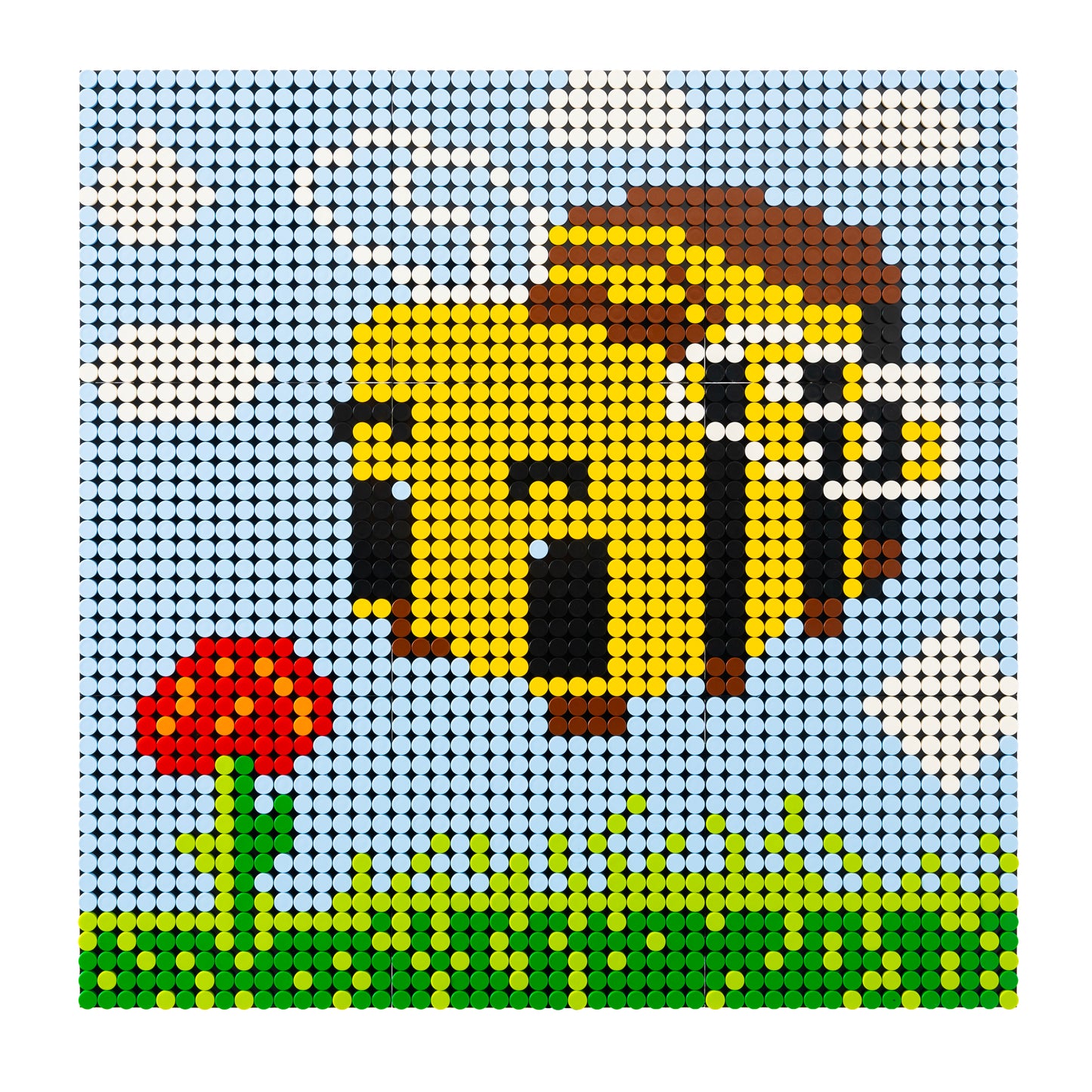 Obraz Mozaika Pszczoła Z Minecrafta