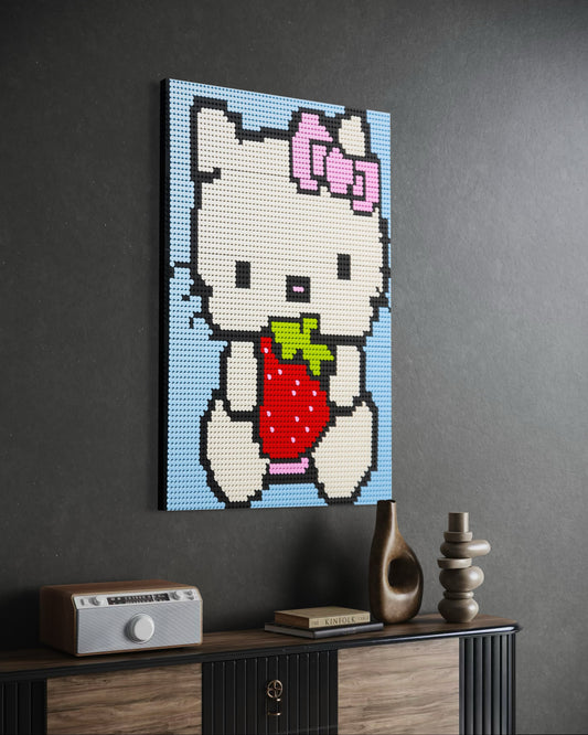 Hello Kitty Klocki Obraz