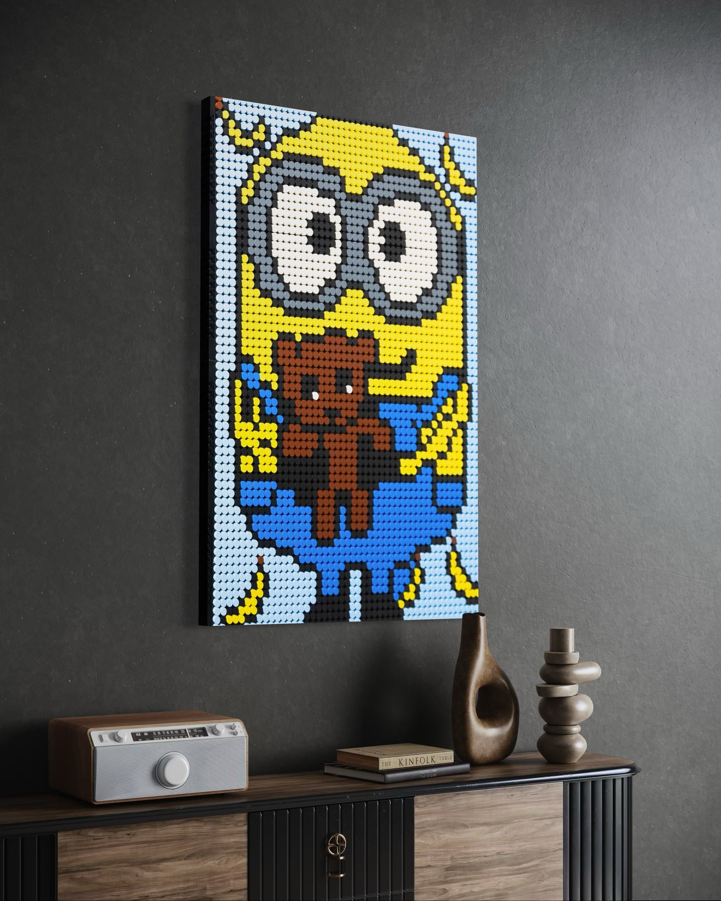 Minionek Klocki Obraz