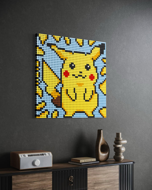 Pikachu Klocki Obraz