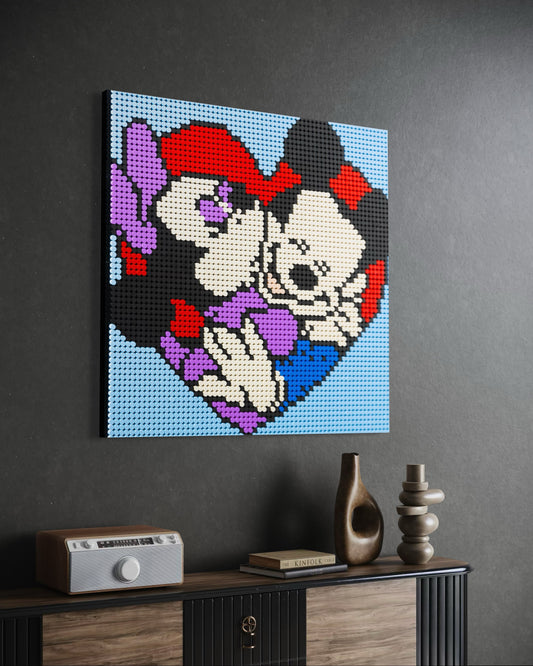 Myszka Miki & Minnie Klocki Obraz