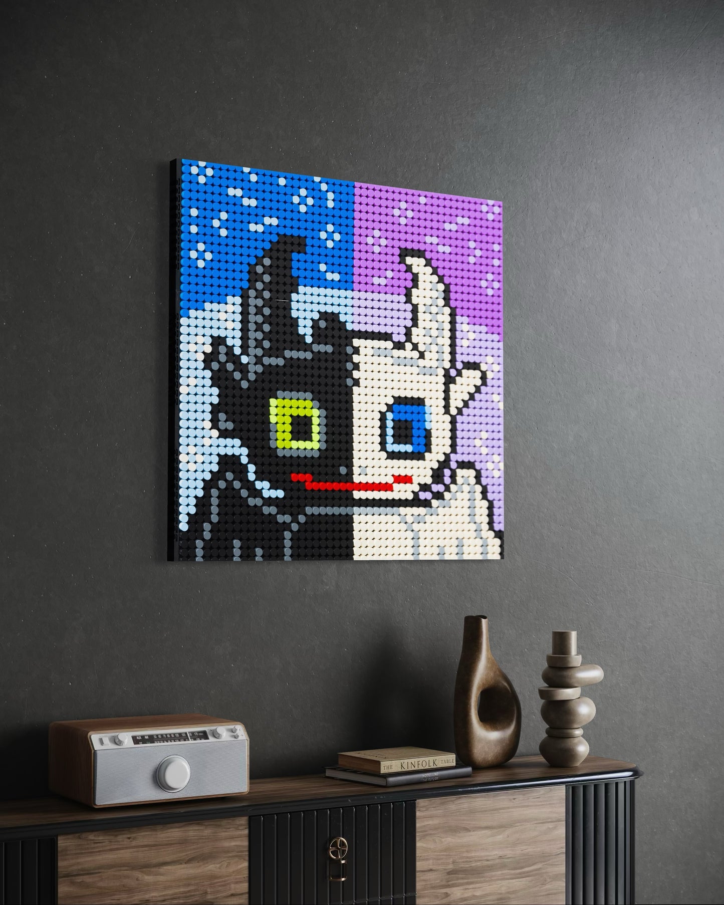 Szczerbatek Klocki Obraz