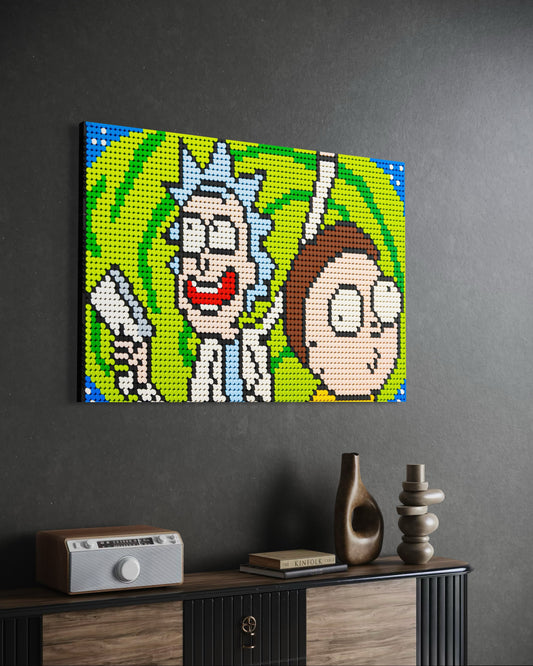 Rick & Morty Klocki Obraz